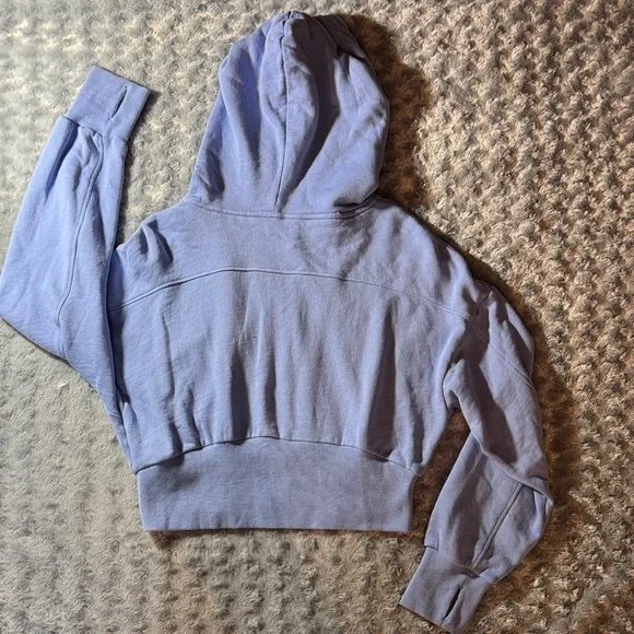 JoyLab Light Blue Casual Hoodie and short set - Picture 6 of 7